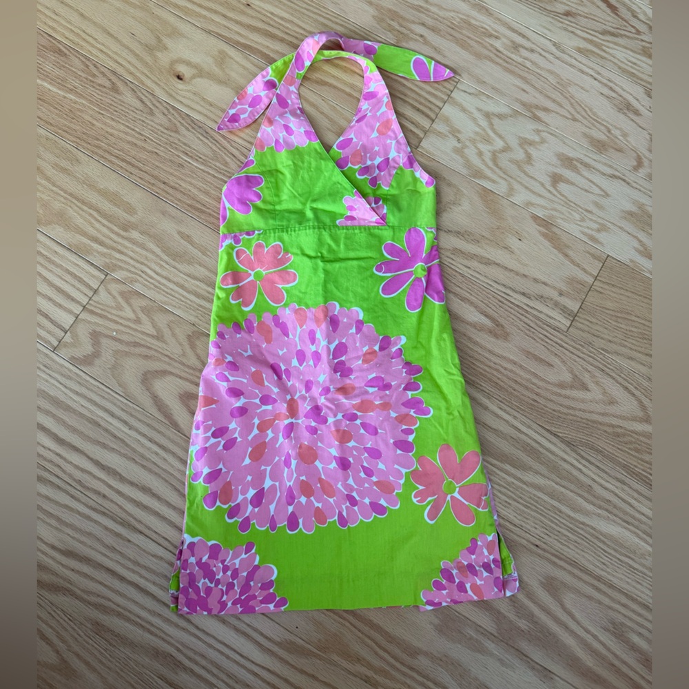 Girl Lily Pulitzer halter dress size 10.